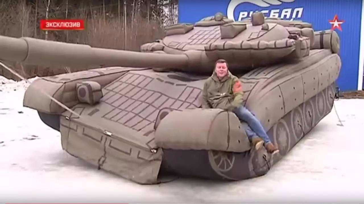 广西充气军事坦克