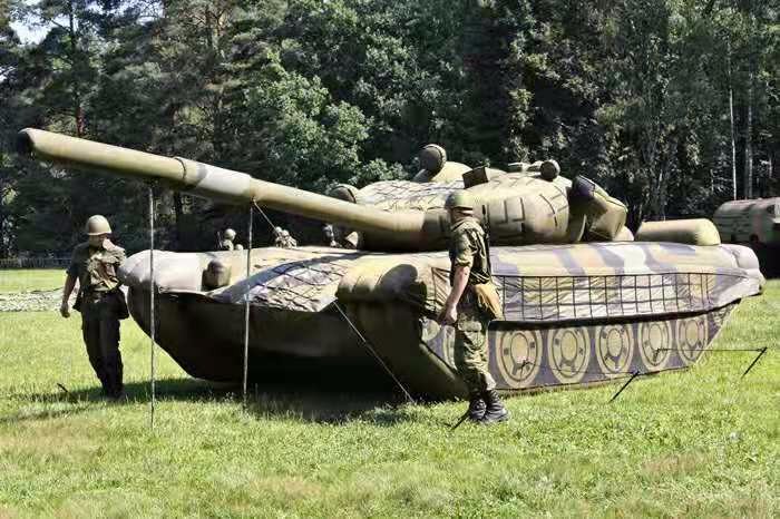 广西大型军用充气坦克
