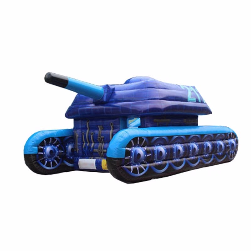 广西蓝色充气坦克